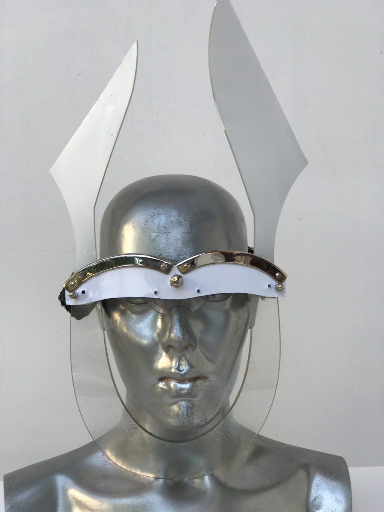 white mask