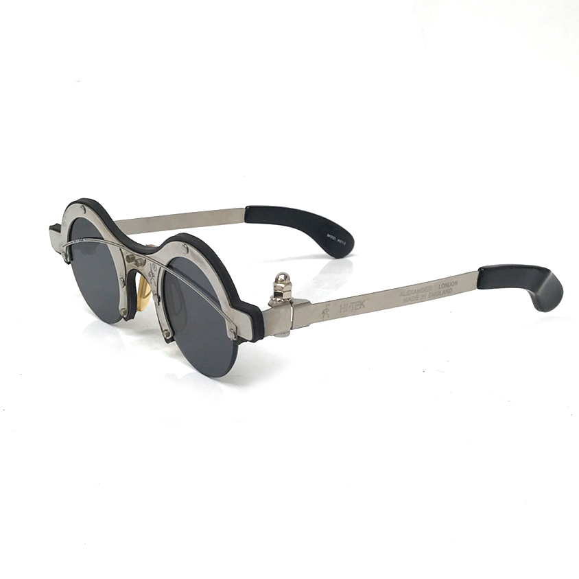 Hi Tek round silver metal sunglasses cult-17 unusual unique - Hi Tek  Webstore