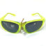neon green goggle sunglasses
