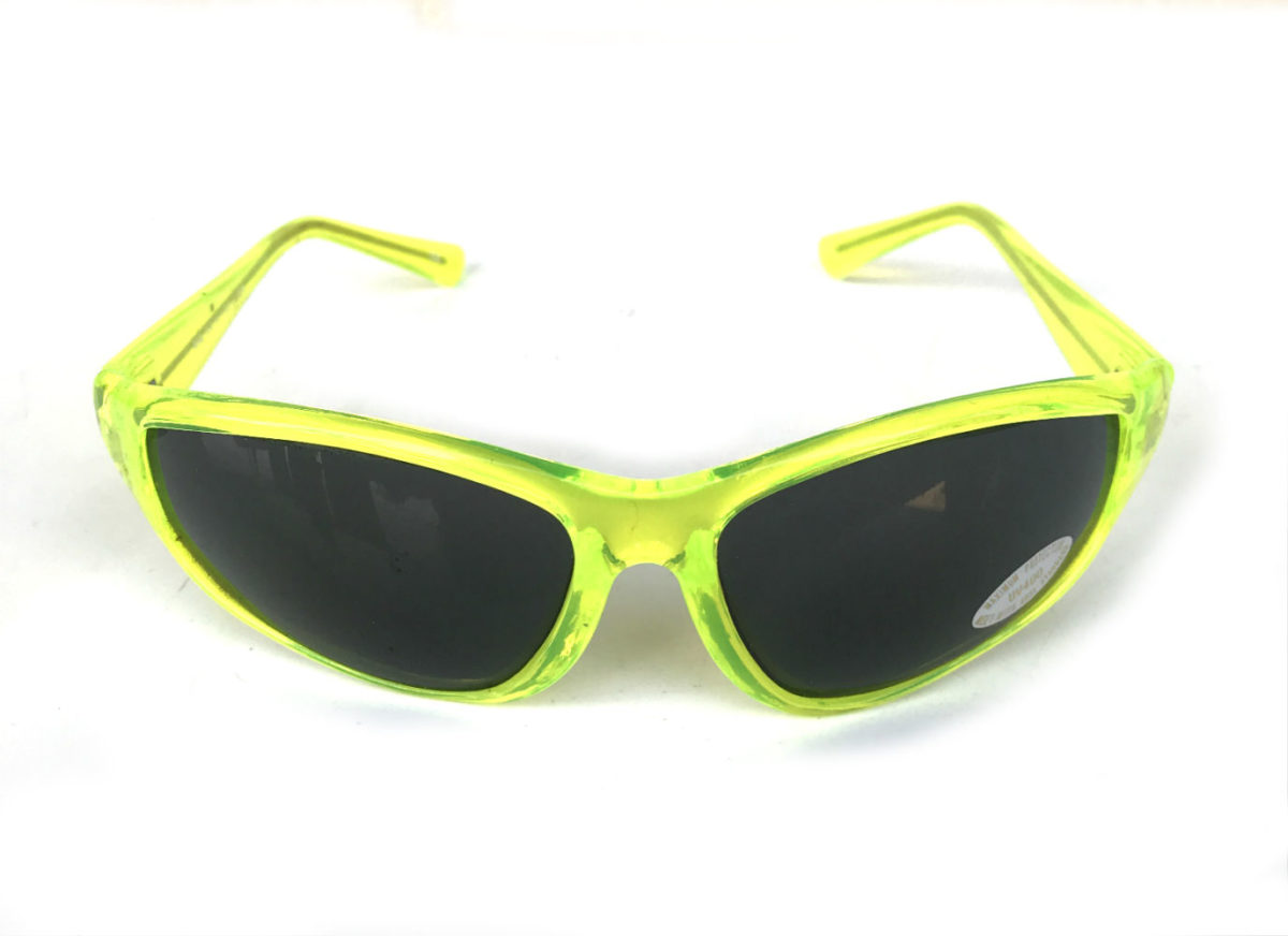 Neon Green Lime Green Goggles Sunglasses Black Lens Hi Tek Hi Tek Webstore 