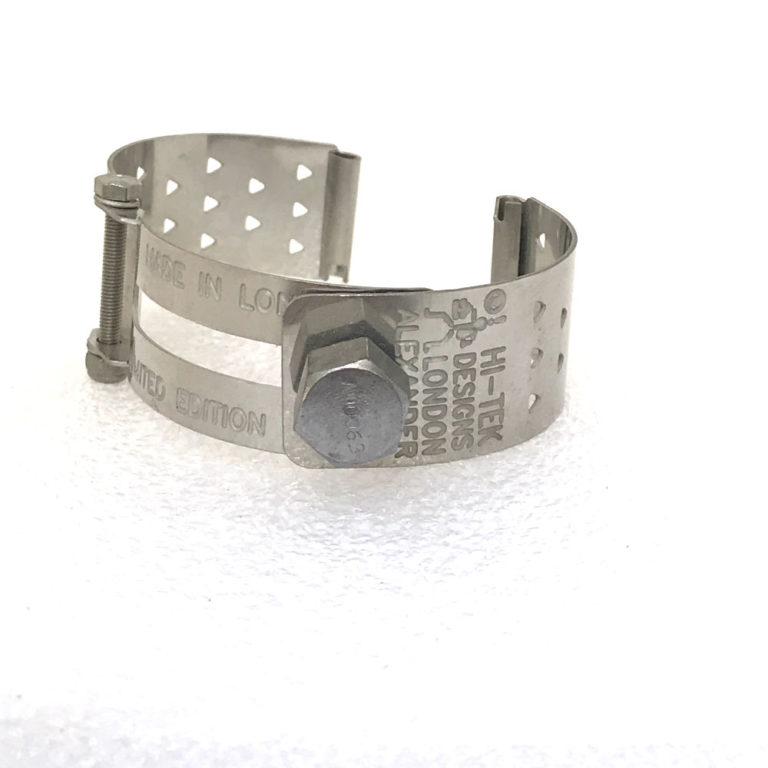 Ht Tek Alexander stainless steel watch strap unusual unique triangles - Image 3