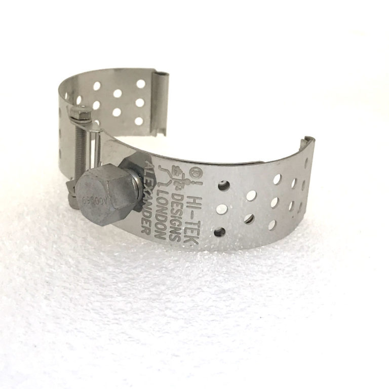 Ht Tek Alexander stainless steel watch strap unusual unique dots - Image 4