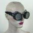 Goth steampunk goggles