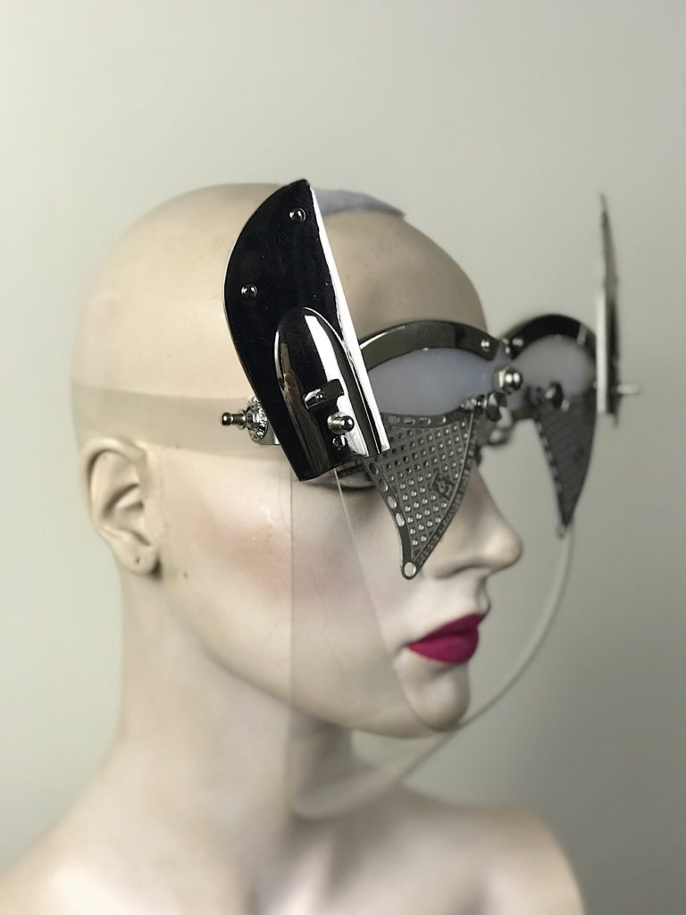 handmade futuristic modern steampunk eye wear Hi Tek - Image 3