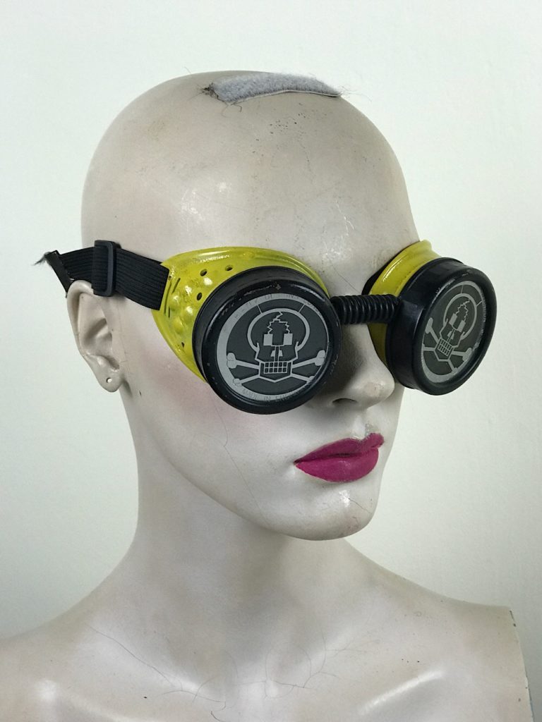 Goth steampunk goggles