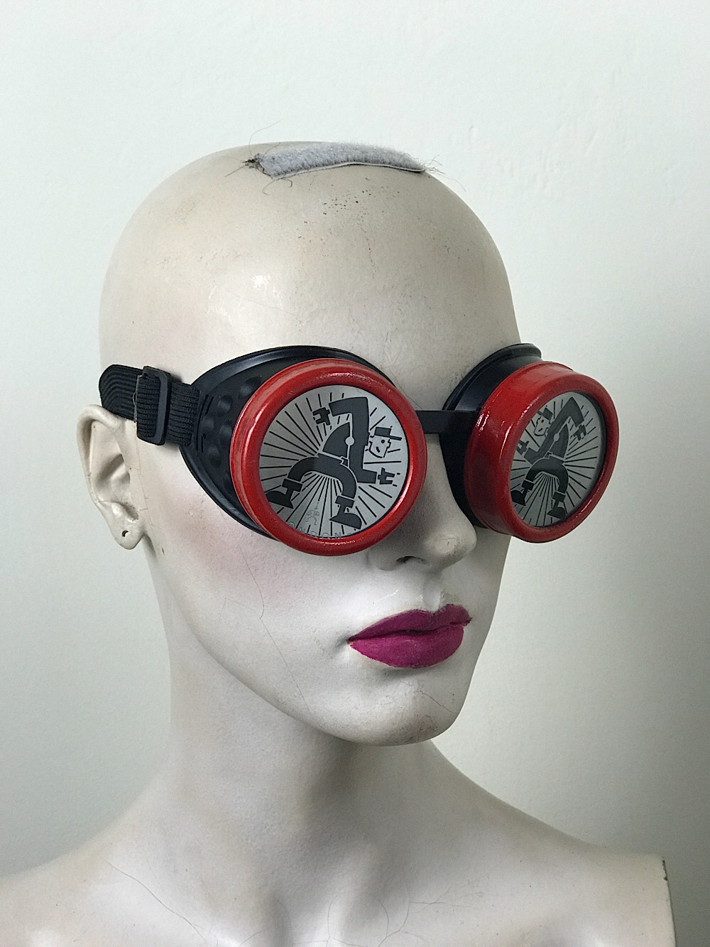 Red Steampunk Goggles