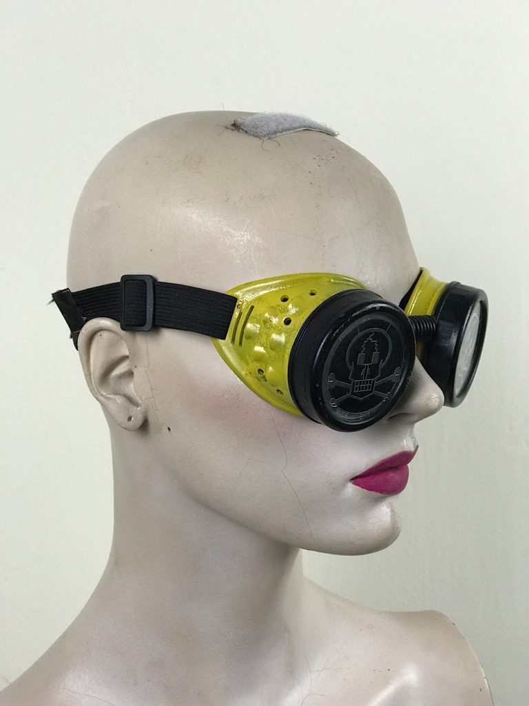 Goth steampunk goggles