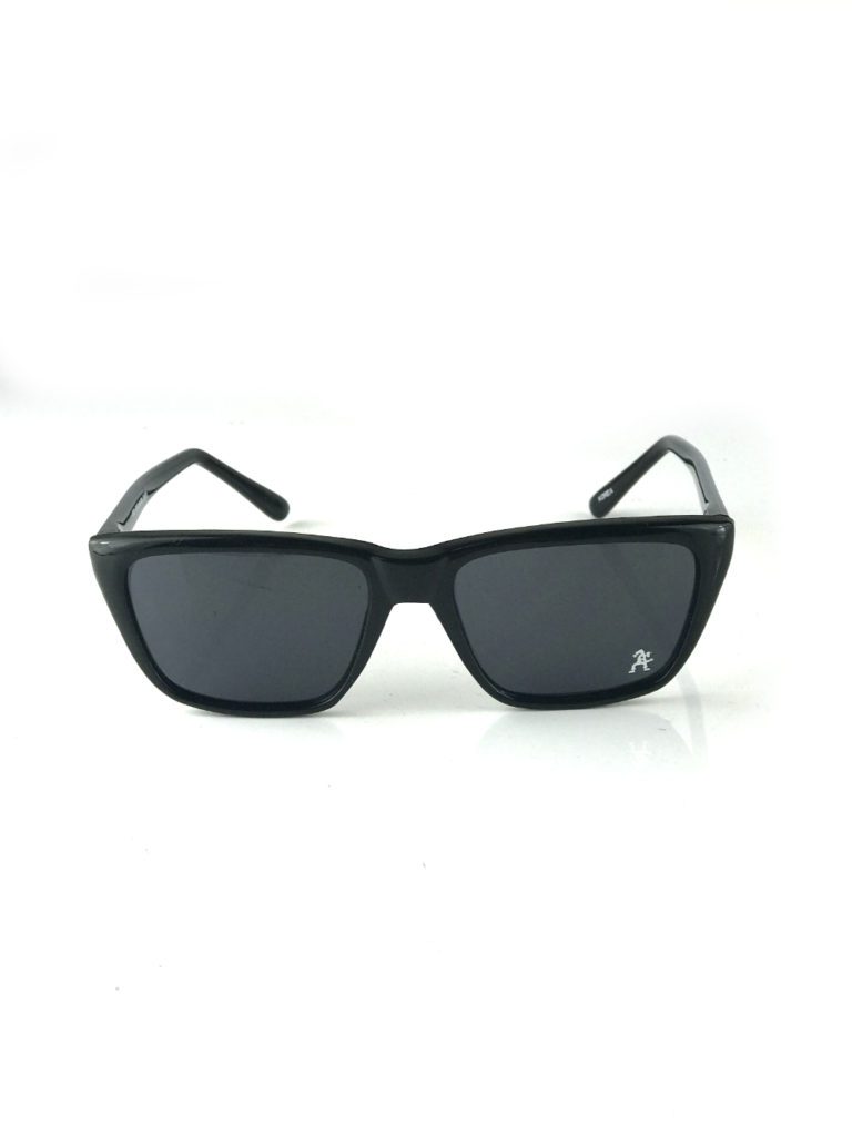 black rectangular sunglasses