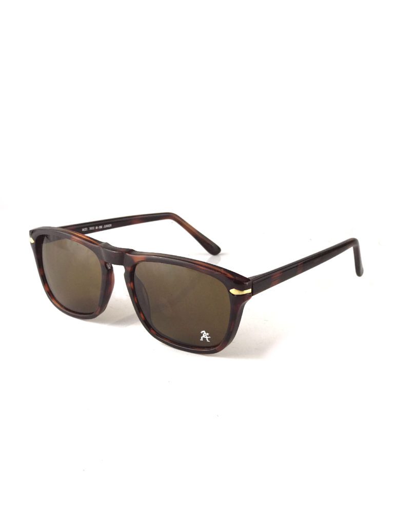 tortoise square vintage retro sunglasses brown lens mod5632 Hi Tek Junior - Image 2
