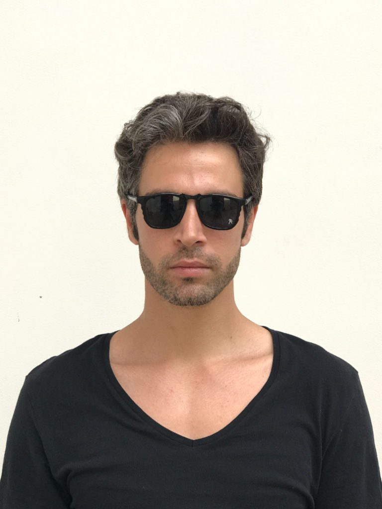 black square sunglasses