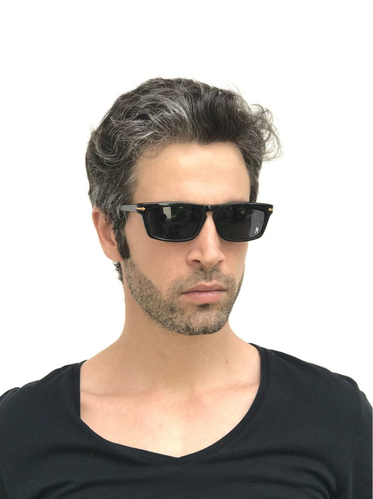 black rectangle sunglasses