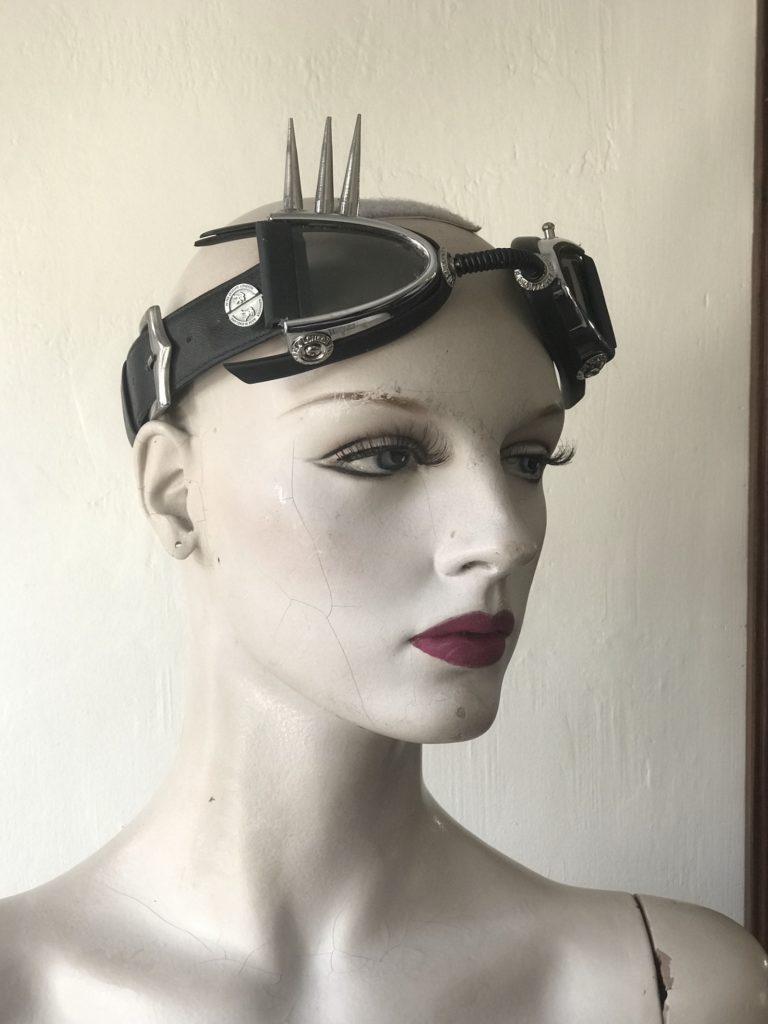handmade modern punk steampunk eye wear with spikes - Image 3