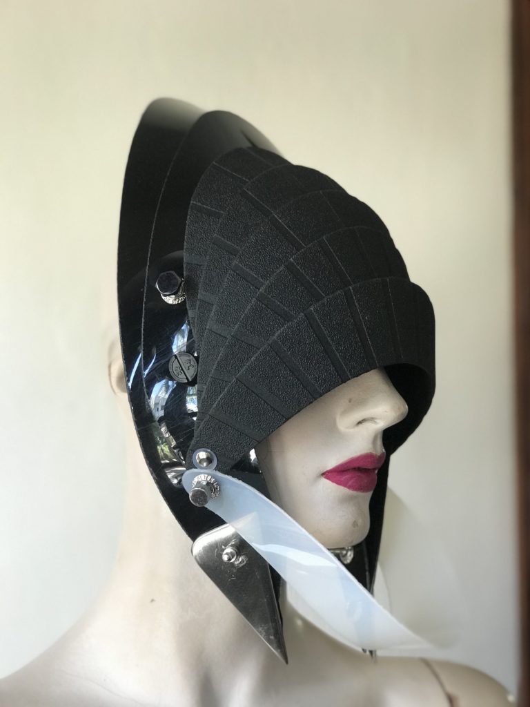 Unusual  design in head wear, futuristic helmet - Image 5